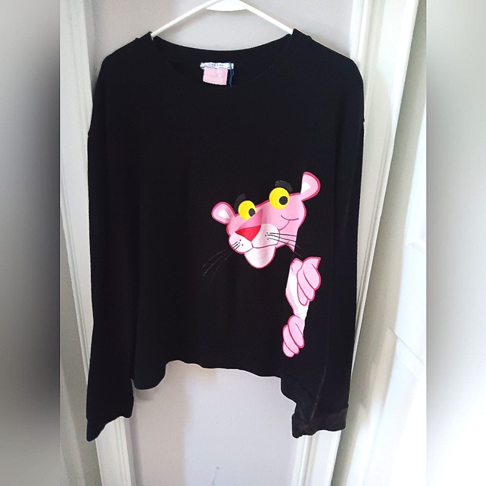 Pink Panther Zara Black Sweater